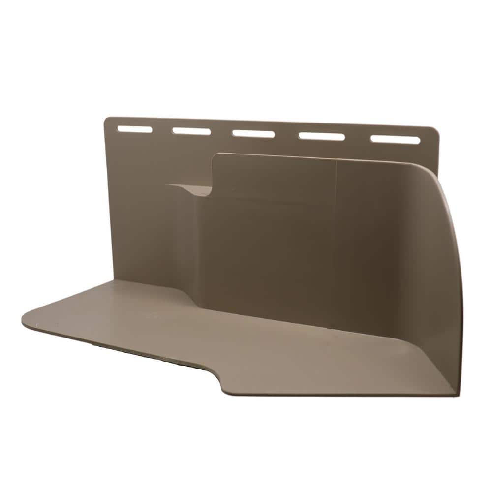 3.75 in. x 8 in., Polypropylene Roof to Wall Kickout Flashing/Water Diverter, Tan Right price history on PriceWatchPro