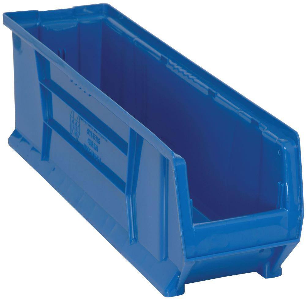 30 in. Quantum Hulk 8 Gal. Storage Tote in Blue (6-Pack)