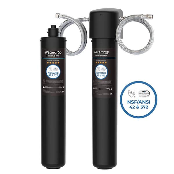17UA 3 Years Under Sink Water Filter, Reduces PFAS, PFOA/PFOS, Lead, Chlorine, Extra RF17 Replacement Filter