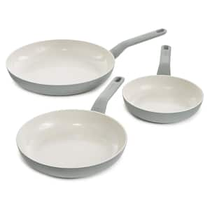 Balance 3-Piece Recycled Aluminum Nonstick Ceramic Frying Pan Set, Moonmist