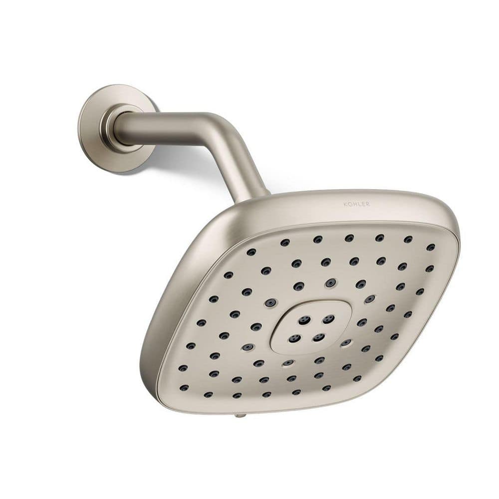 KOHLER Fordra 3-Spray Patterns 6.817 in. Wall Mount Fixed