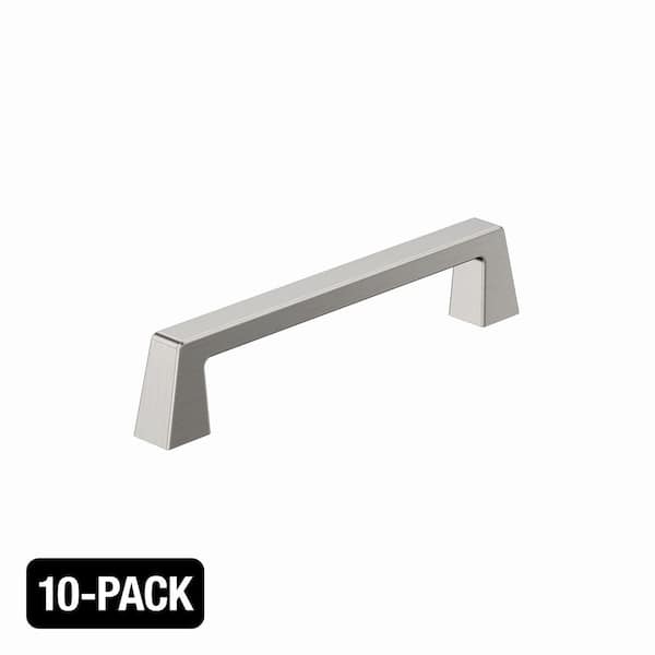 10-Pack Halston 5-1/16 in. (128mm) Center-to-Center Classic Satin Nickel Arch Cabinet Drawer Pulls