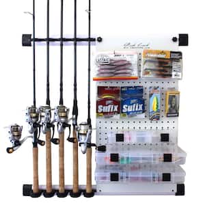 55-Piece Fishing Tackle Box Set - Includes Single Tray Box, Sinkers, Lures,  6 lbs. Line, Stringer, Hooks and Accessories 543969WJJ - The Home Depot
