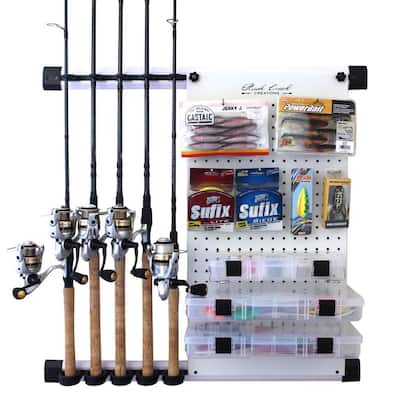 21 INSHORE Fishing Rod Rack Holder Garage Ceiling or Wall Mounted Storage  organizer for Pole and Reel Perfect Fishing Gift -  UK