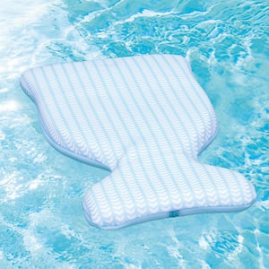 International Saddle Pool Float, Blue with Chevron Pattern (4-Pack)