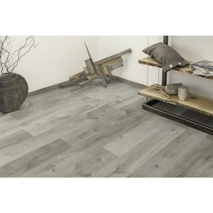 Castle Gray Oak 1/3 in. Thick x 6.26 in. wide x 50.79 in Length Engineered Hardwood Flooring (17.66 sq. ft./case)
