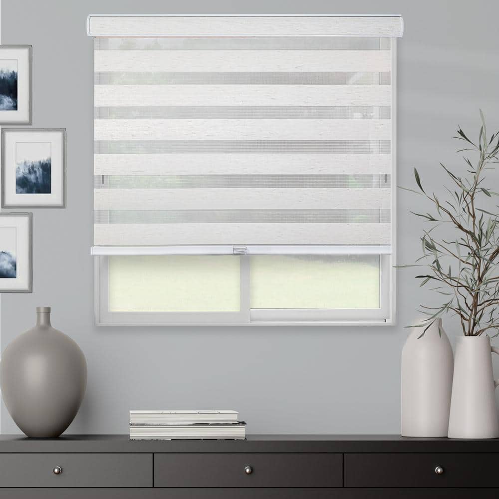 Quality Roller Zebra Blinds Dual Layer, Day Night Blinds for Windows -Cream, Shop Today. Get it Tomorrow!