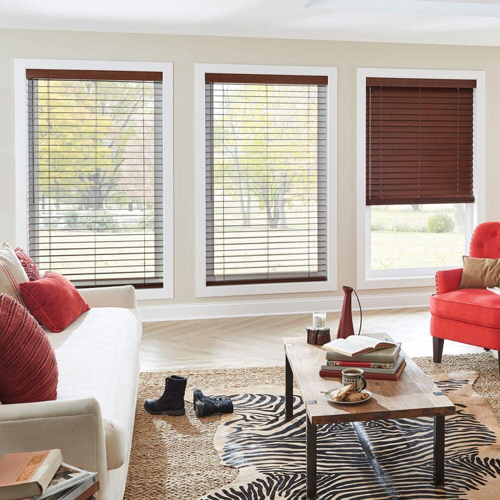 Northern Heights 2-3/8 in. Wood Blinds, Custom