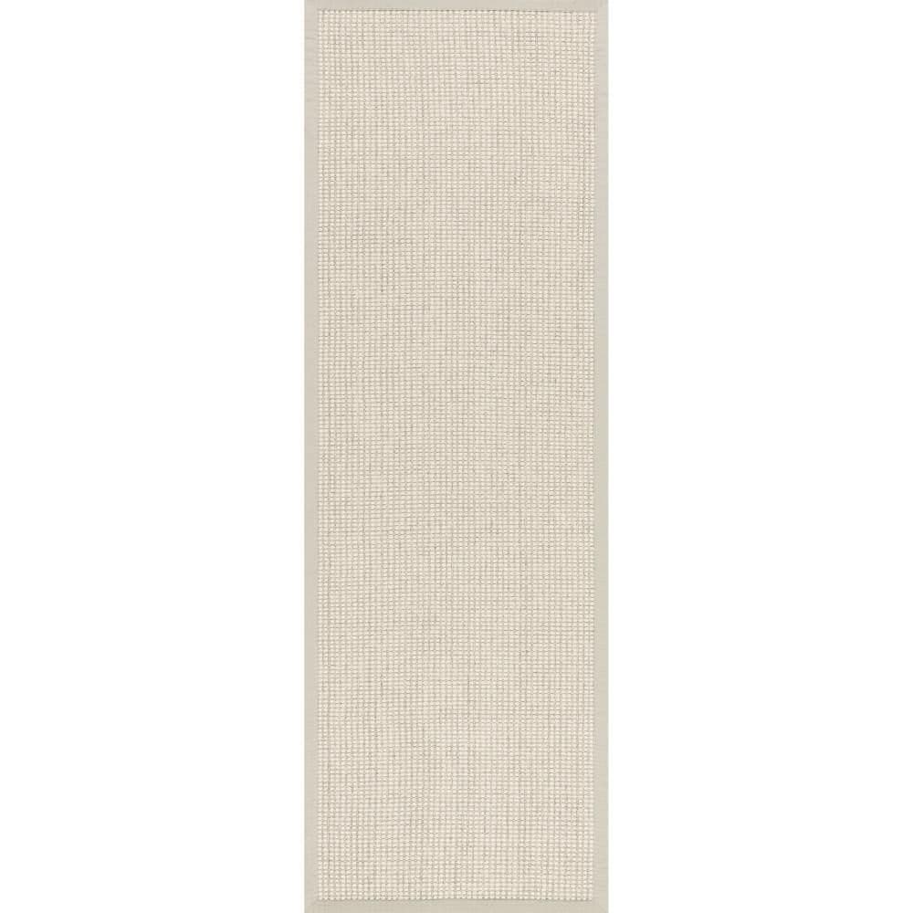 Monica Geometric Wool Area Rug Ivory 5 ft. x 8 ft.  Area Rug price history on PriceWatchPro