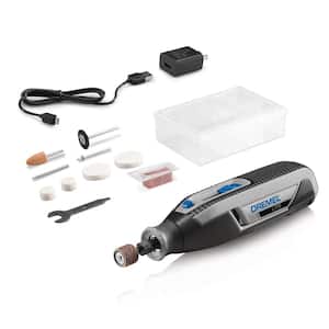 Lite 7760 4V Variable Speed Lithium Ion Cordless Rotary Tool Kit with 10 Accessories