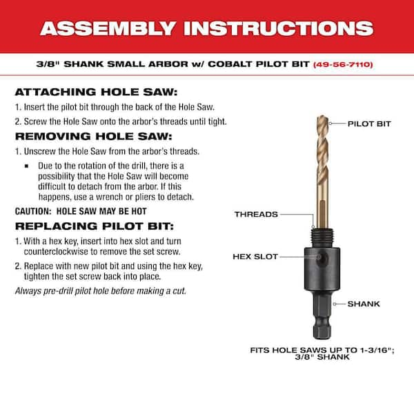 Milwaukee Hole Dozer Bi Metal Hole Saw Kit 7 Piece 49 22 4040