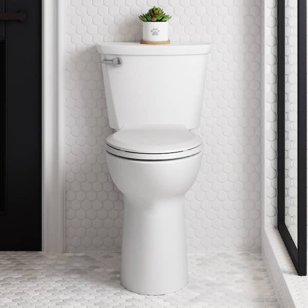 Cadet PRO 10 in. 2-Piece 1.28 GPF Single Flush Extra Tall Elongated Toilet in White