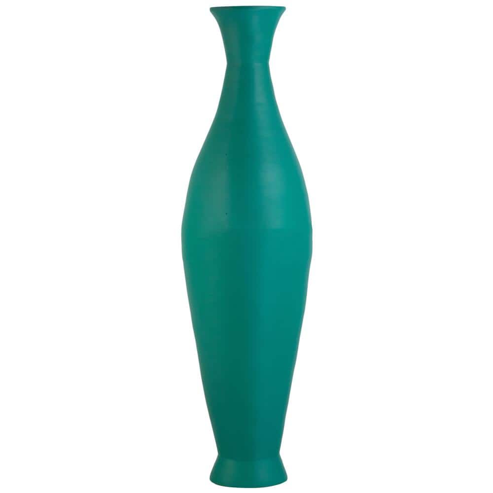 Modern Green Bamboo 43-inch Decorative Floor Vase