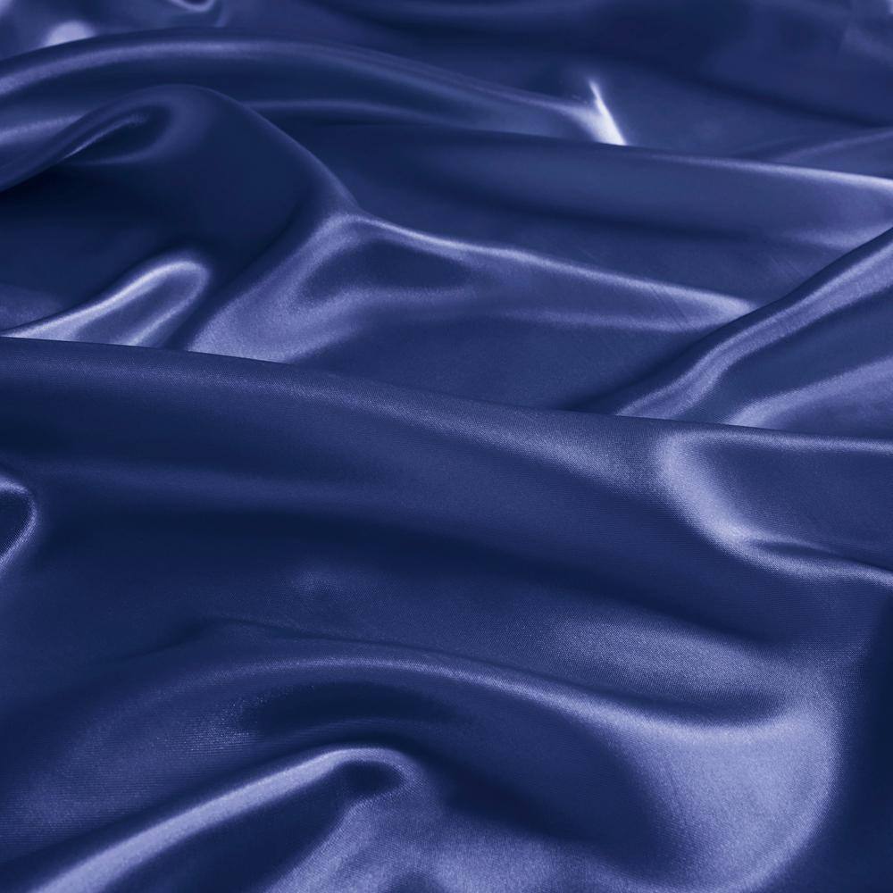 Navy Satin Standard/Queen Pillowcase Set