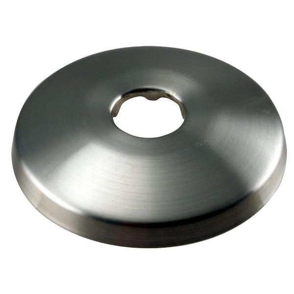1/2 in. Brass Shallow Flange for Copper Pipe in Satin Nickel