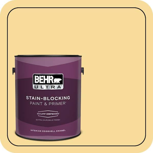 BEHR ULTRA 1 gal. #360C-3 Honey Tone Extra Durable Eggshell Enamel Interior Paint & Primer
