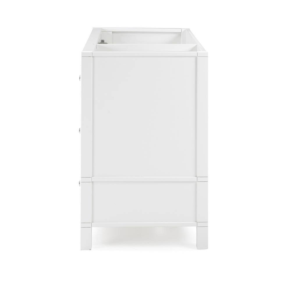 Williamsburg 48" White Pine Vanity Cabinet with Soft Close Drawers