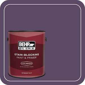1 gal. #M570-7 Paparazzi Extra Durable Flat Interior Paint & Primer