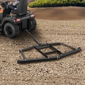 Driveway Drag, 67.7 in. Width Tow Behind Drag Harrow, Q235 Steel Driveway Grader with Adjustable Bars