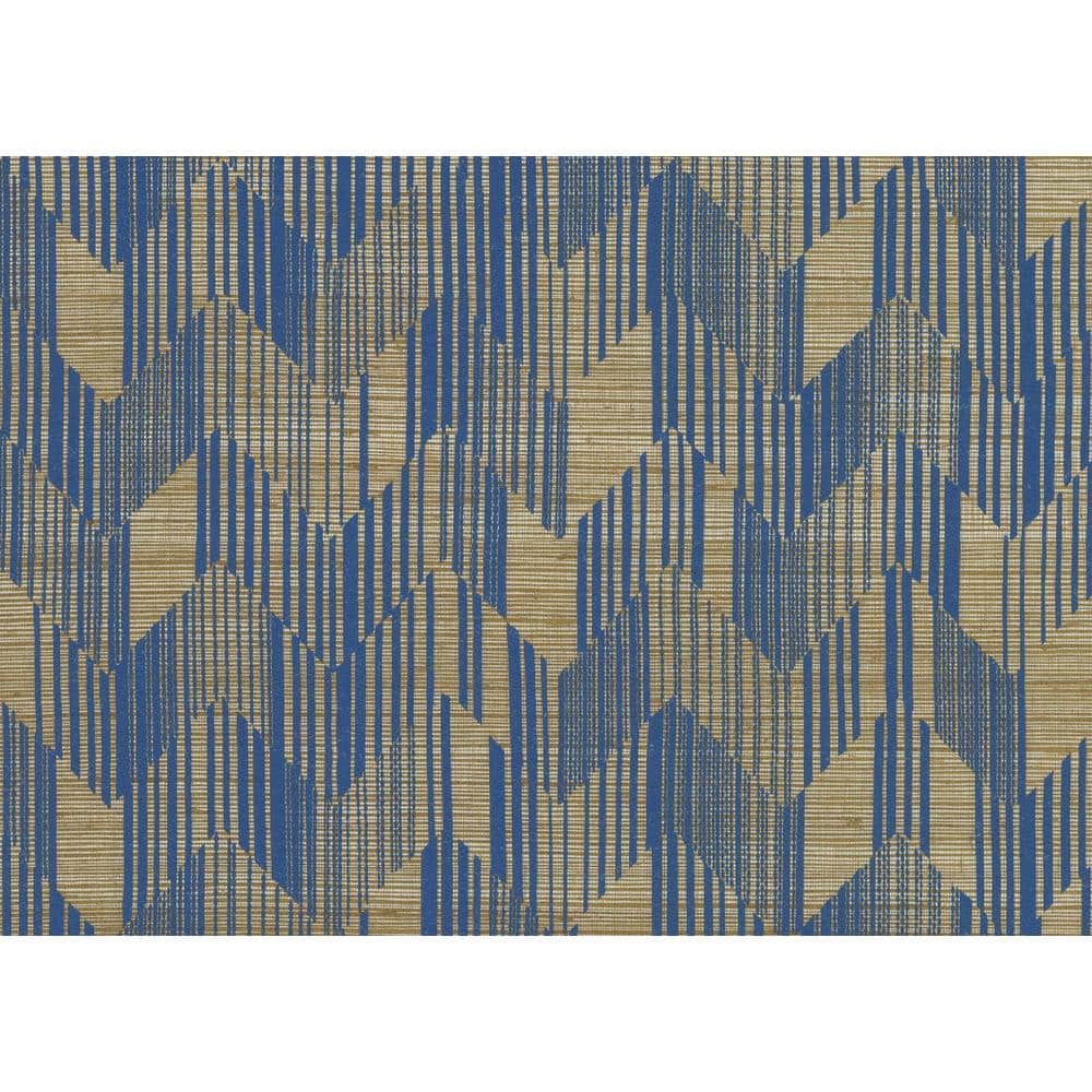Birch Blue Wallpaper