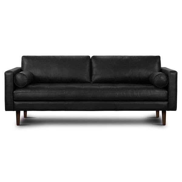 Poly and Bark Napa 88.5 in. Sofa in Onyx Black HDEM388BLK The Home