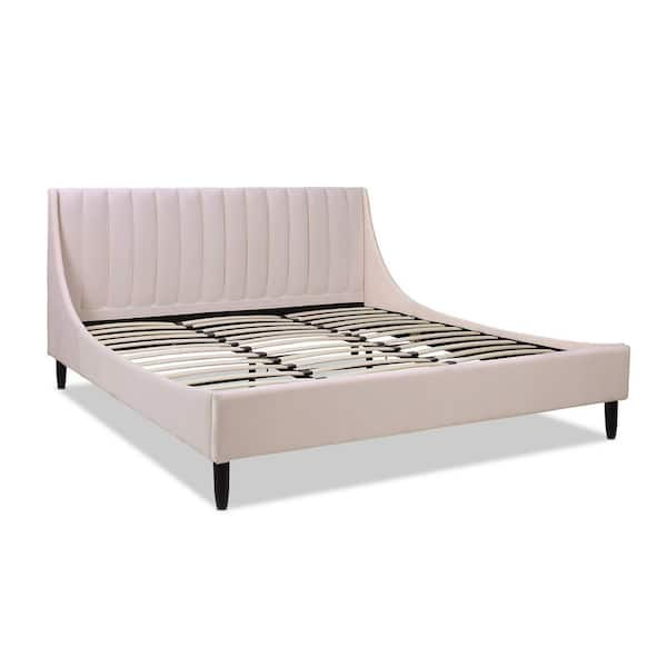 Furniture of America Ariston Rose Pink Tufted Twin Bed