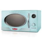 0.9 cu. ft. Countertop Microwave Oven in Aqua