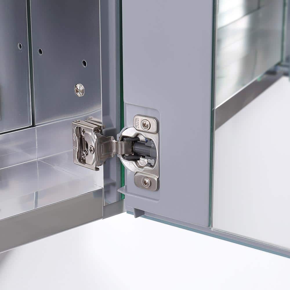 Modern Frameless Rectangular Bathroom Medicine Cabinet with Mirrors