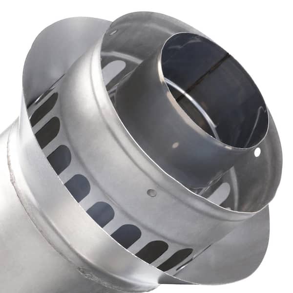 3 in. x 5 in. Stainless Steel Concentric Vent Termination For Indoor Tankless Gas Water Heaters Venting Solutions