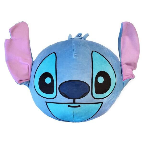 THE NORTHWEST GROUP Lilo Stitch Cloud Stitch Emoji Multi-Color Travel Cloud Pillow