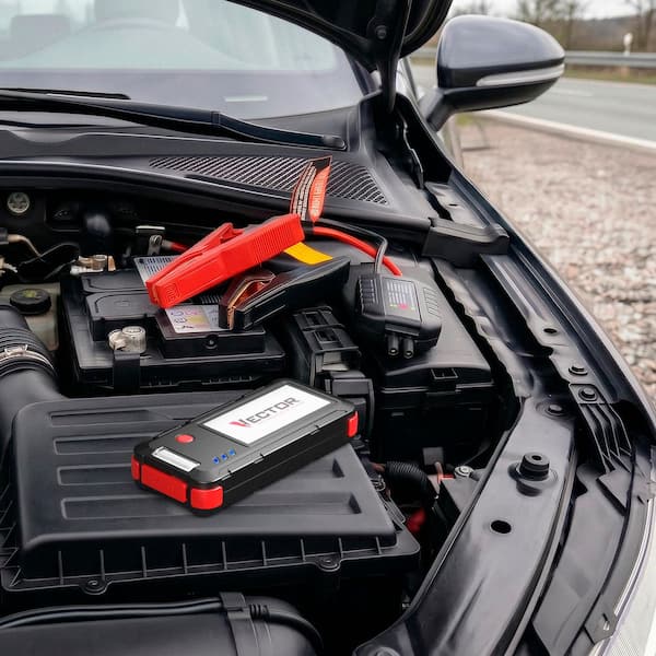 VECTOR 1200 Peak Amp Li-Ion Jump Starter SS12LVC - The Home Depot