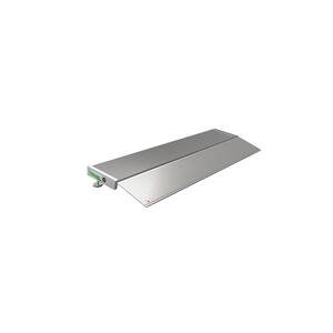 TRANSITIONS Aluminum Threshold Ramp with Adjustable Height up to 2.75 in., 12 in. L x 36 in. W