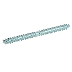 1/4 in. to 10 in. x 3-1/2 in. Zinc Double Ended Dowel Screw (2 Piece)