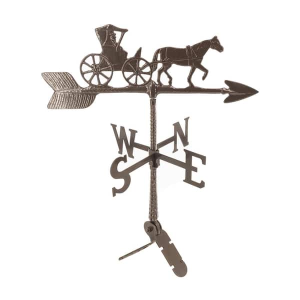 Montague Metal Products 24 in. Aluminum Country Doctor Weathervane - Oil Rubbed