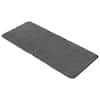 Brown 20 in. x 48 in. Polyester Microfiber Bath Mat Runner Rug 7741160 -  The Home Depot