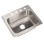 eModernDecor Top Mount Drop-In Stainless Steel 18-Gauge 25 in. x 22 in ...