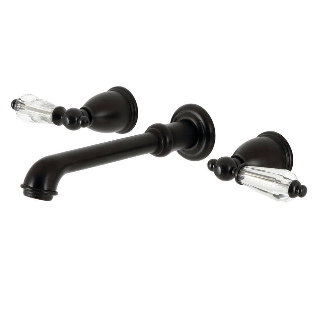 Wilshire 2-Handle Wall-Mount Bathroom Faucets in Matte Black price history on PriceWatchPro