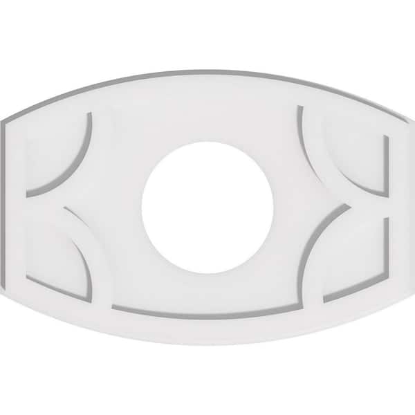 Ekena Millwork 1 in. x 22 in. x 14.625 in PVC Medallion Moulding