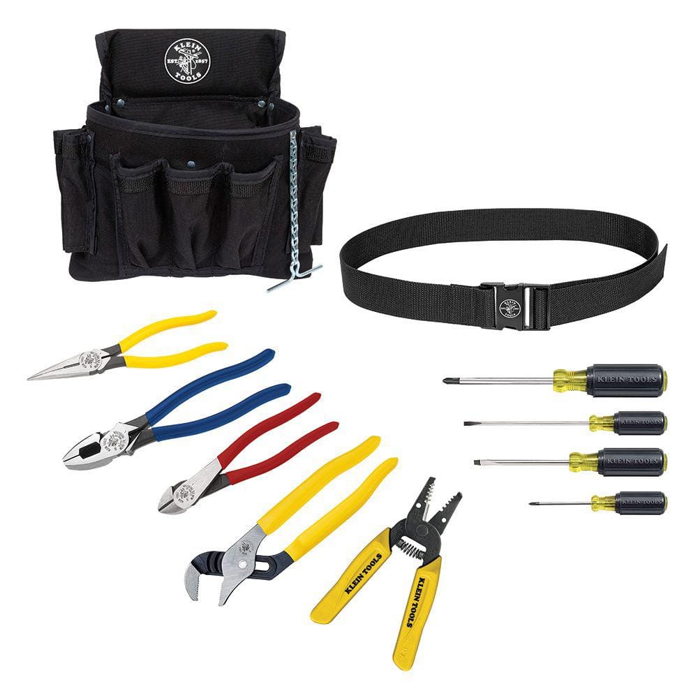 Klein Tools Fixed Blade Driver and Plier Tool Set, 14-Piece