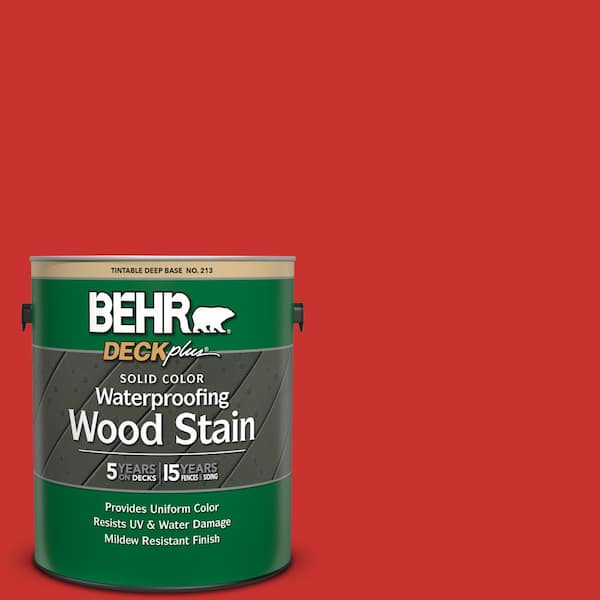 BEHR DECKplus 1 gal. #P170-7 100 Mph Solid Color Waterproofing Exterior Wood Stain