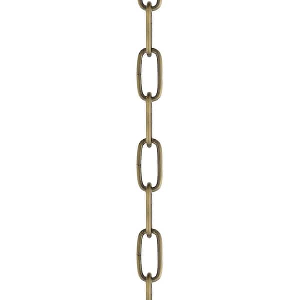 Livex Lighting Antique Brass Heavy Duty Decorative Chain 56139-01