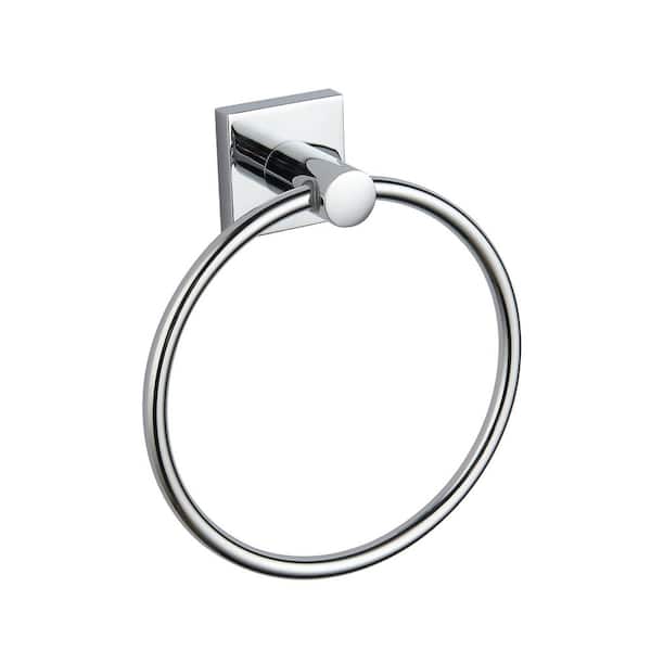 Avalon Wall Mounted Hand Towel Holder 6.11 in. Polished Chrome