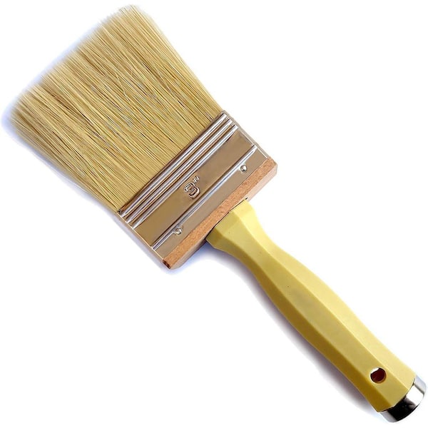 KIWDZFU 3 in. Block Stain Brush Thick Paint Brush Fence Deck Stain Applicator Soft Bristle Brush for Emulsion Dusting