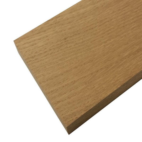 Swaner Hardwood Oak Hobby Board (Common: 1/2 in. x 4 in. x 3 ft.; Actual:  0.5 in. x 3.5 in. x 36 in.) .5x4x3OR - The Home Depot