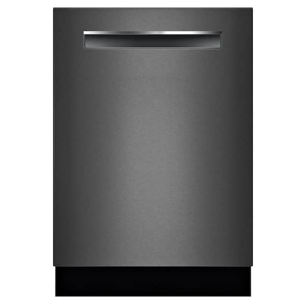 Bosch 800 Series 24 in. Black Stainless Top Control Tall Tub Dishwasher with Stainless Steel Tub, CrystalDry, 42dBA