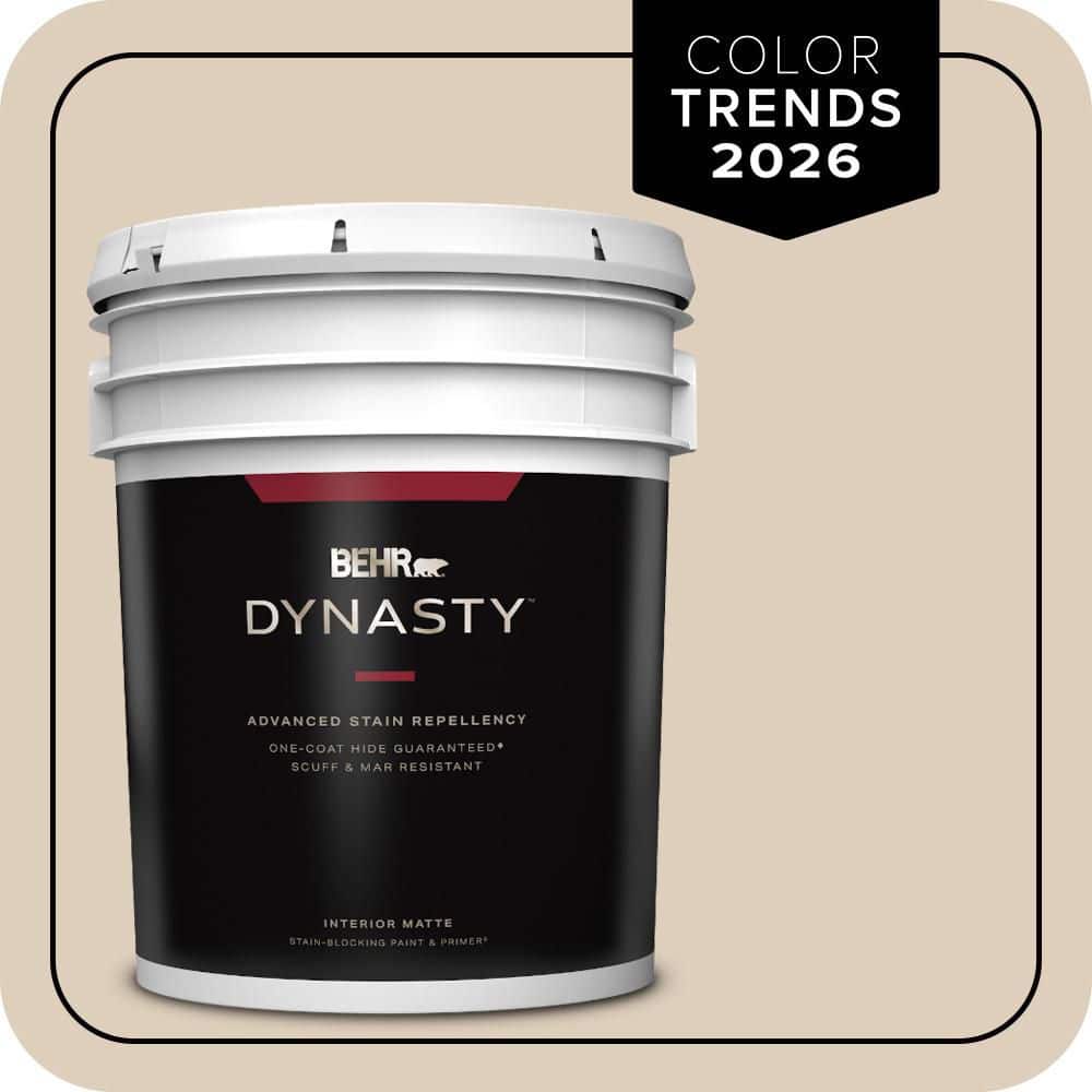 5 gal. #MQ3-11 Dainty Lace One-Coat Hide Matte Interior Stain-Blocking Paint & Primer price history on PriceWatchPro