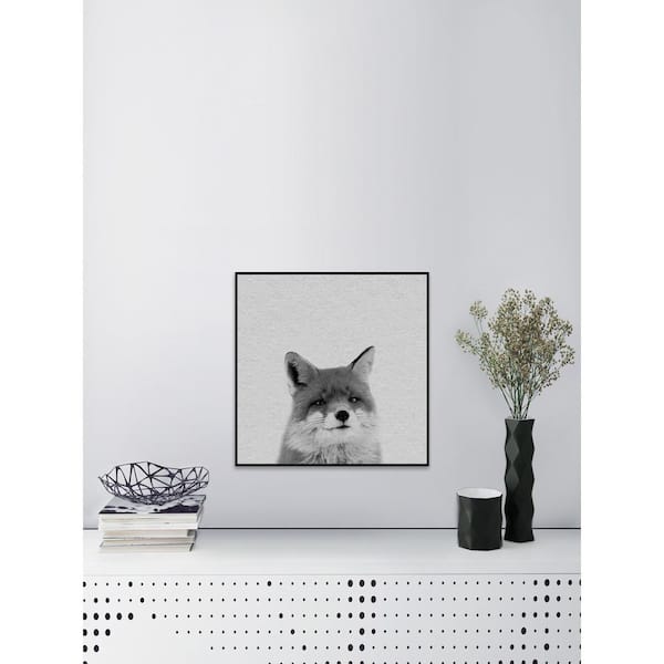 Bunny Eyes II Floater Framed Painting Print on Canvas