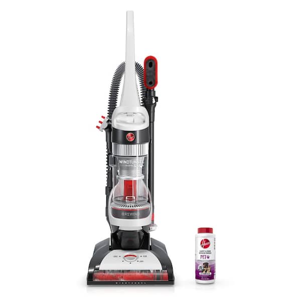 WindTunnel Cord Rewind Pet, Bagless, Corded, Washable Filter, Upright Vacuum Cleaner with 32oz Pet Carpet Powder