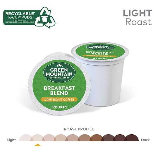 green mountain breakfast blend coffee pods