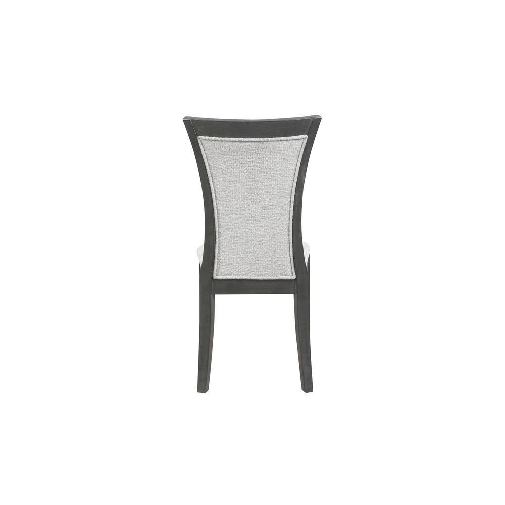 Gray Acacia and Rubberwood Rectangular Dining Table with 4 Chairs